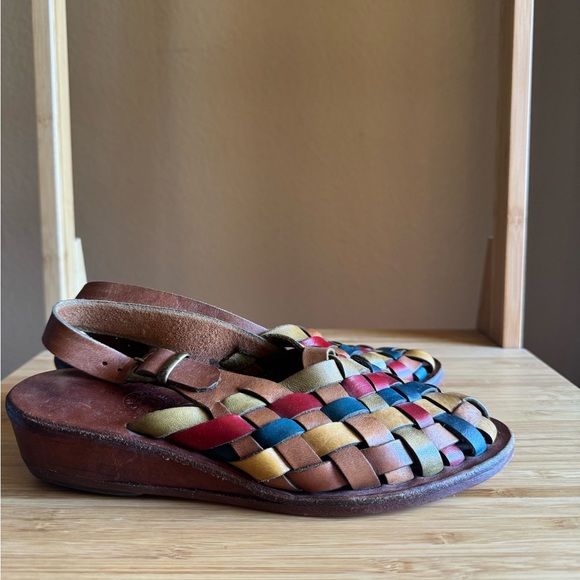 GALATALEATHERSHOP Turkish Genuine Cow Leather Adjustable Strap Closed Toe Sandal - Picture 3 of 4